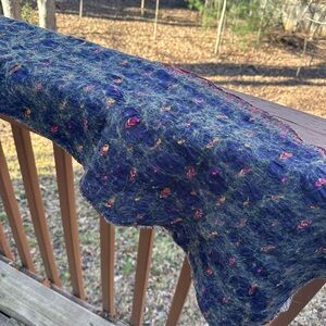 Pomegranate Moon silk and wool scarf